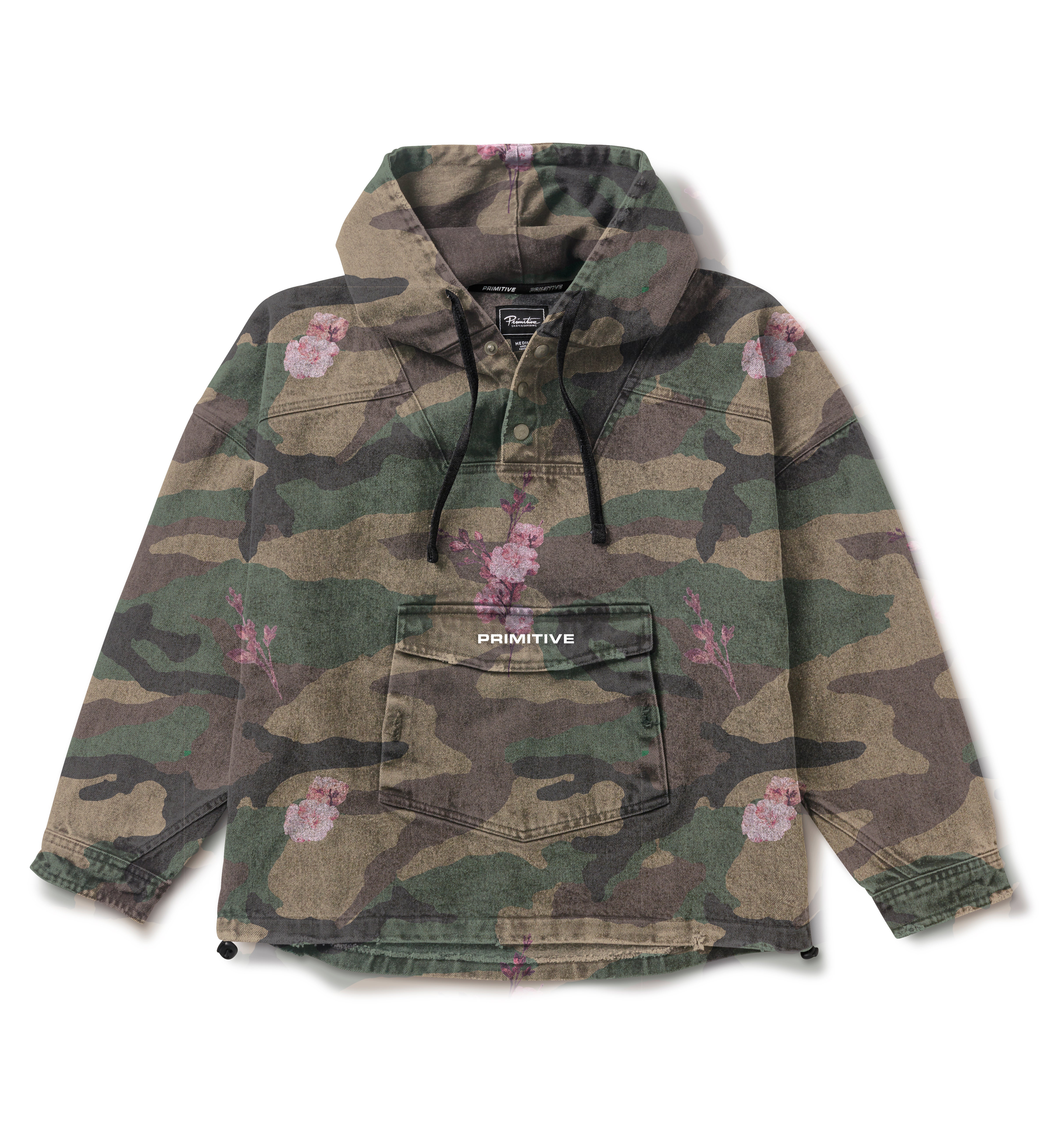 OSAKA CAMO ANORAK – Primitive Skateboarding