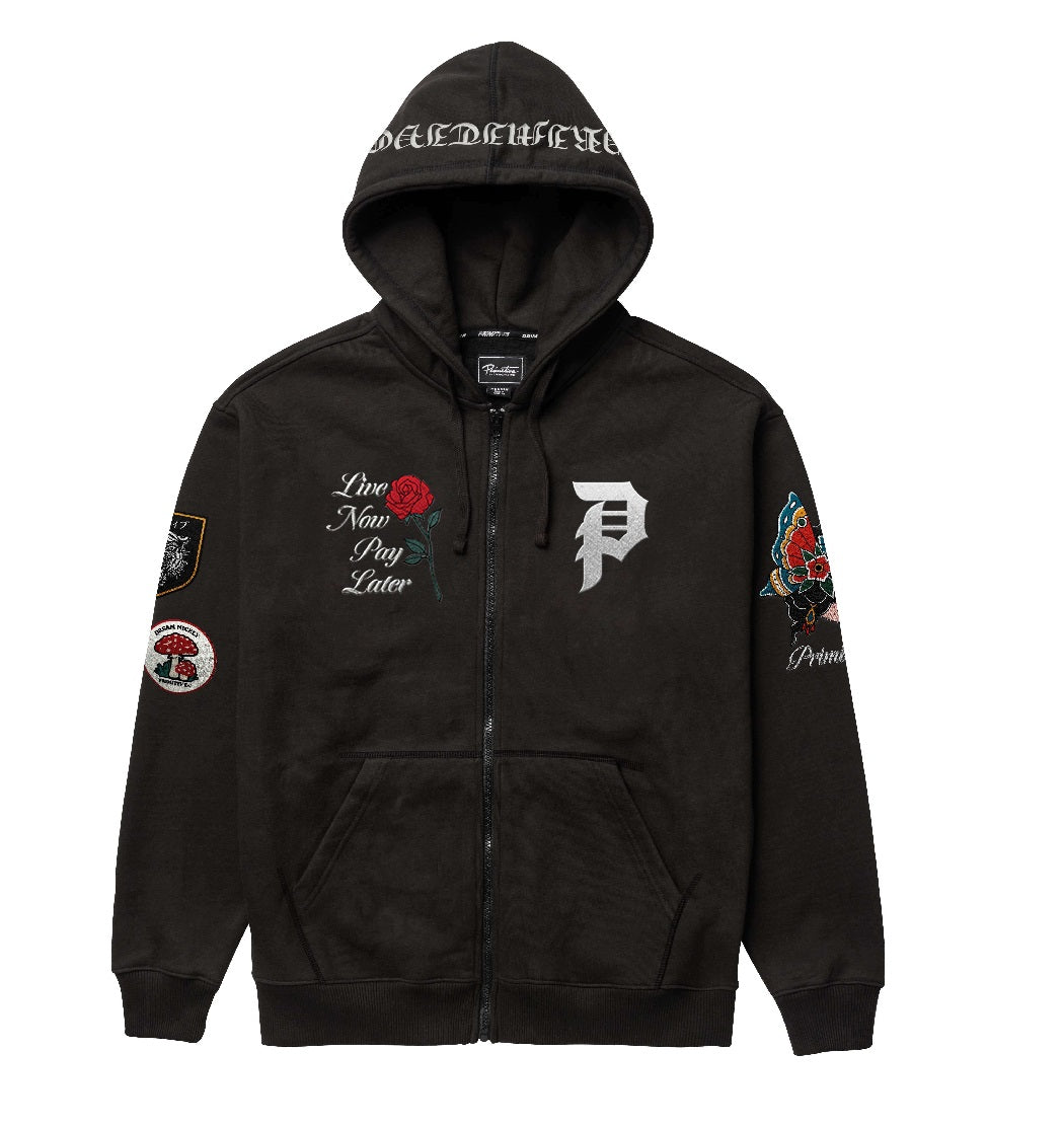 TEMPTATION ZIP HOOD – Primitive Skateboarding