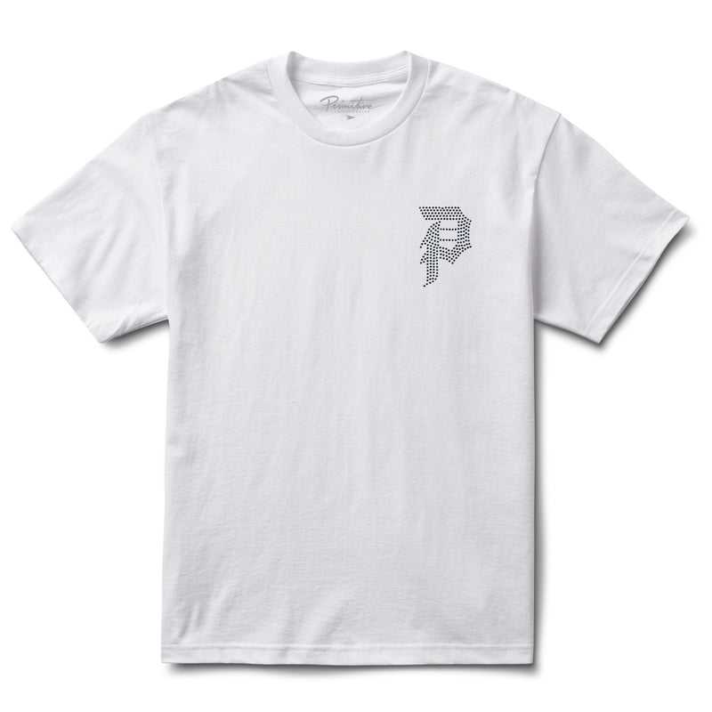 DIRTY P RHINESTONE ROSE TEE