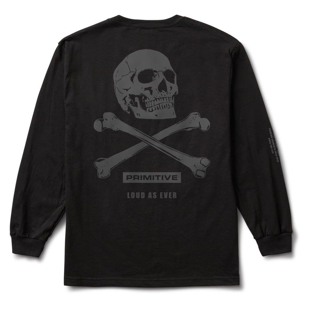 Primitive Skate Alert LS Tee - Black
