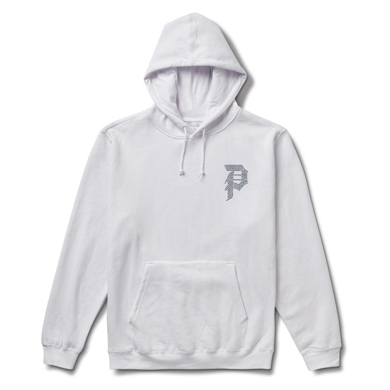 DIRTY P RHINESTONE ROSE HOOD