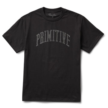 Primitive Skate Collegiate Rhinestone HW Tee