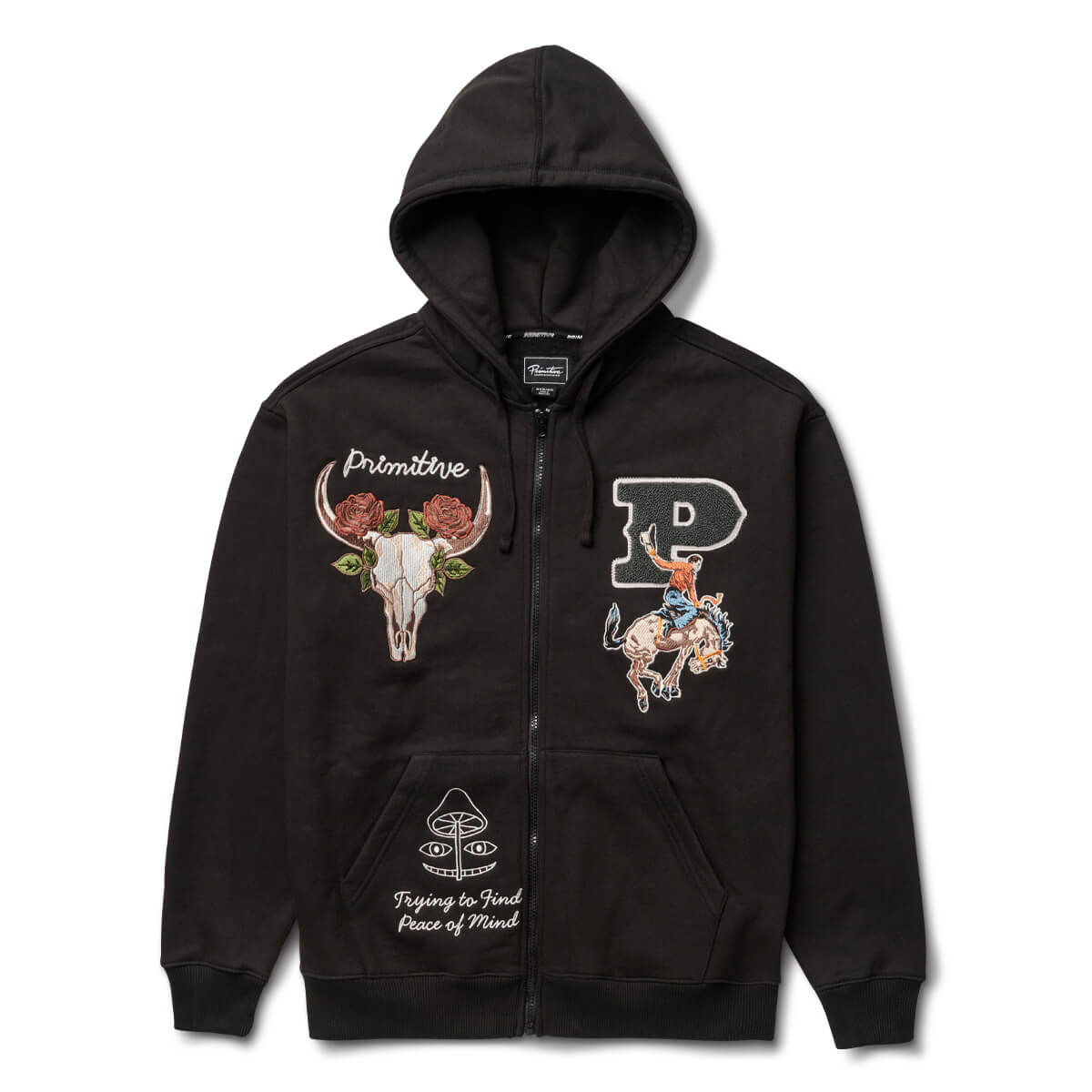 BADLANDS ZIP HOOD – Primitive Skateboarding