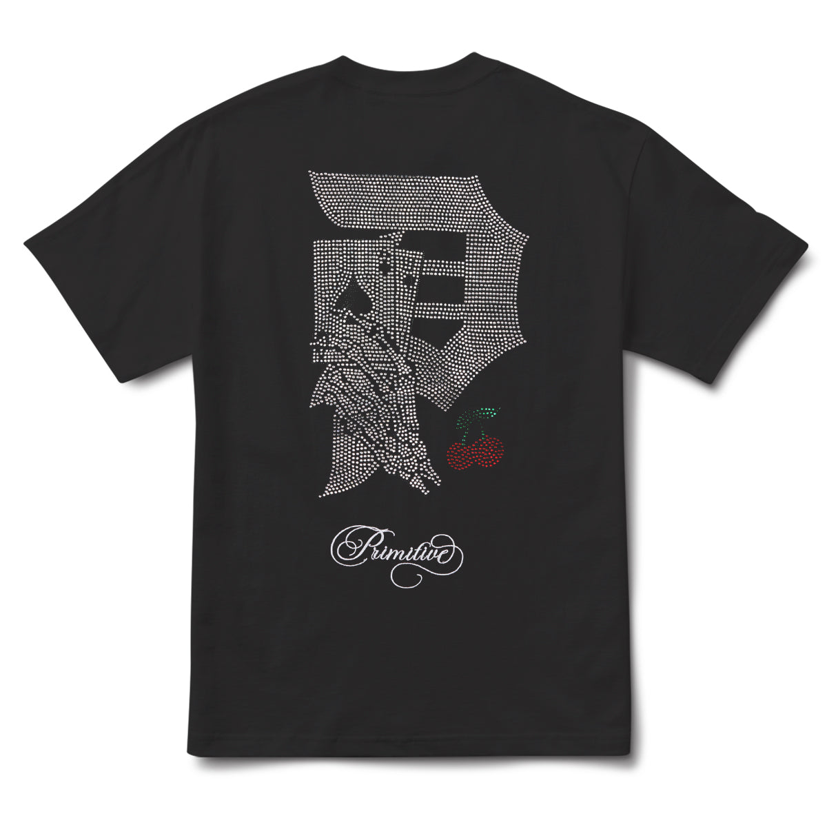 BLACKJACK RHINESTONE BOXY TEE