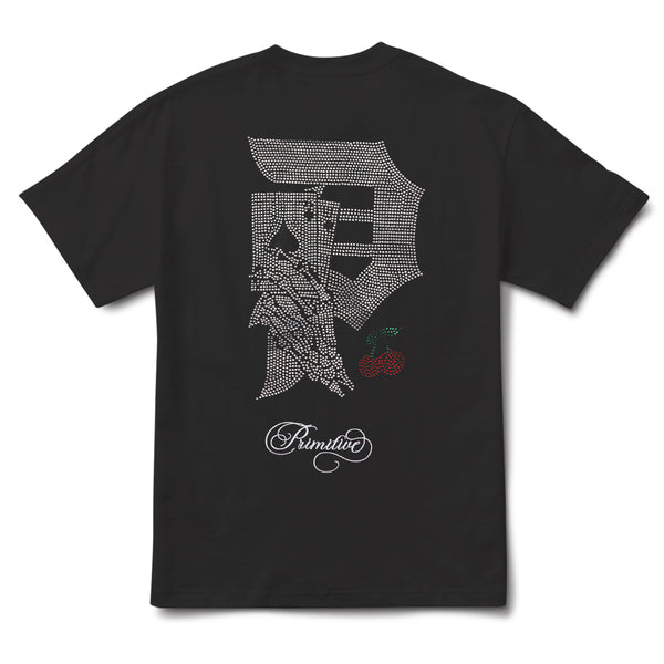 BLACKJACK RHINESTONE BOXY TEE