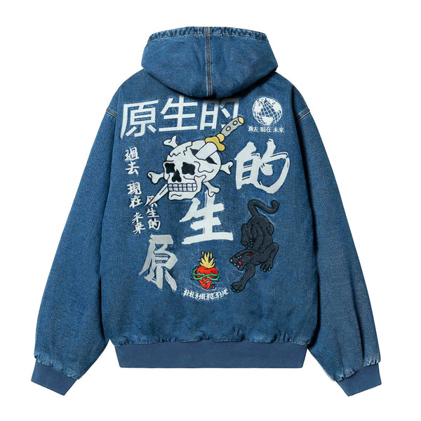 OUTSIDER DENIM ZIP HOOD