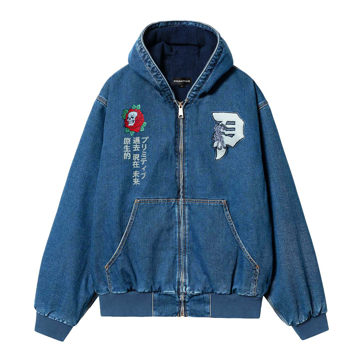 OUTSIDER DENIM ZIP HOOD 2