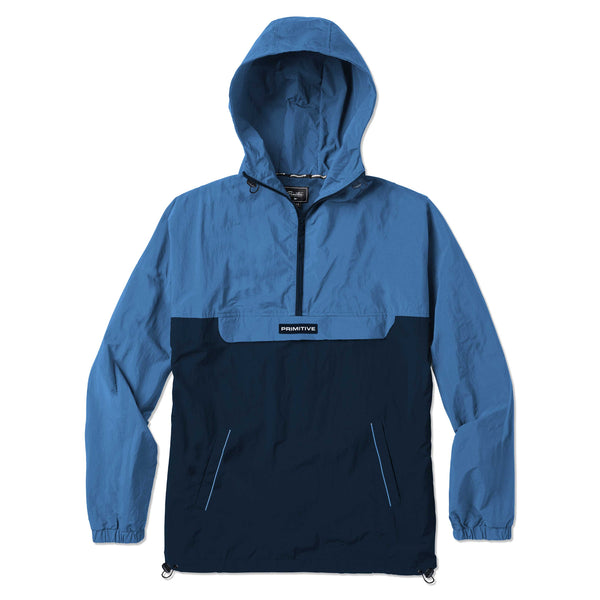primitive skateboarding アノラックジャケット　ボアセット PRIMITIVE SKATEBOARDS SPECS ANORAK JACKET BLUE