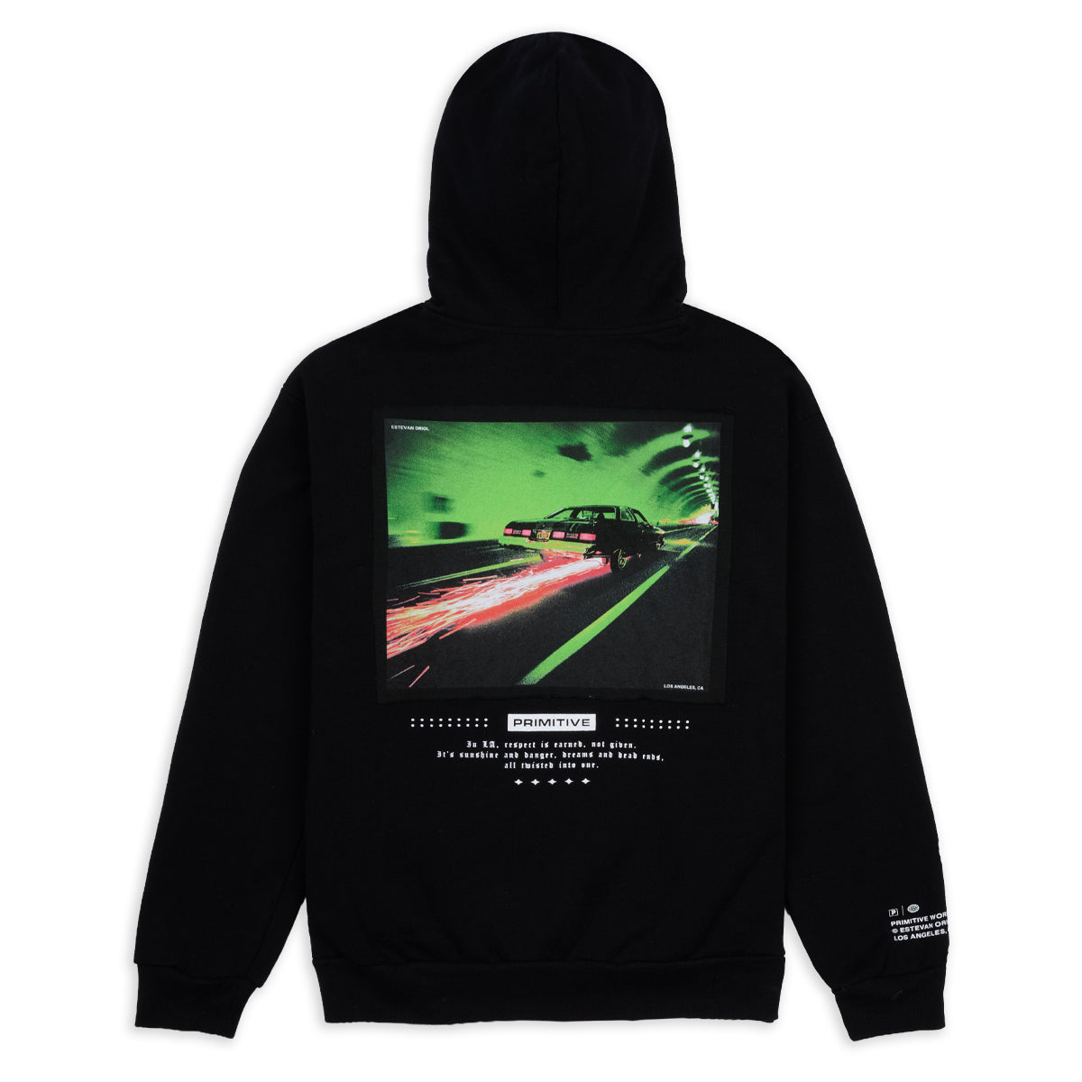 SCRAPE BOXY ZIP HOOD