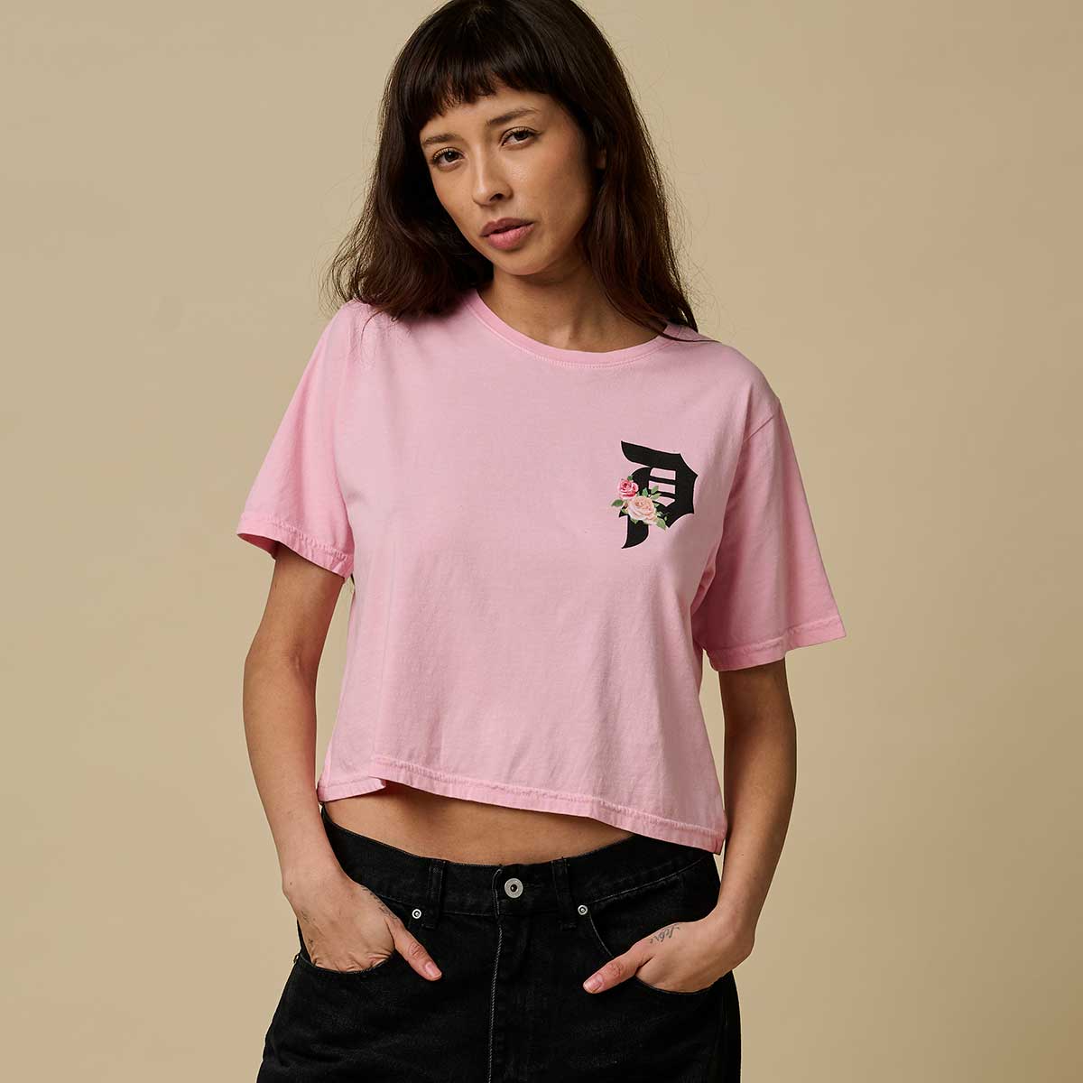 SHOOTER WOMENS CROP TEE