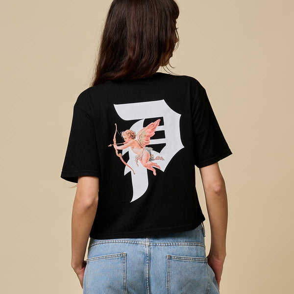SHOOTER WOMENS CROP TEE