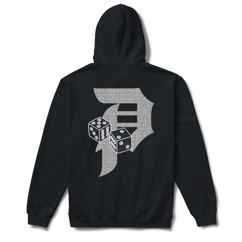 DICE RHINESTONE HOOD