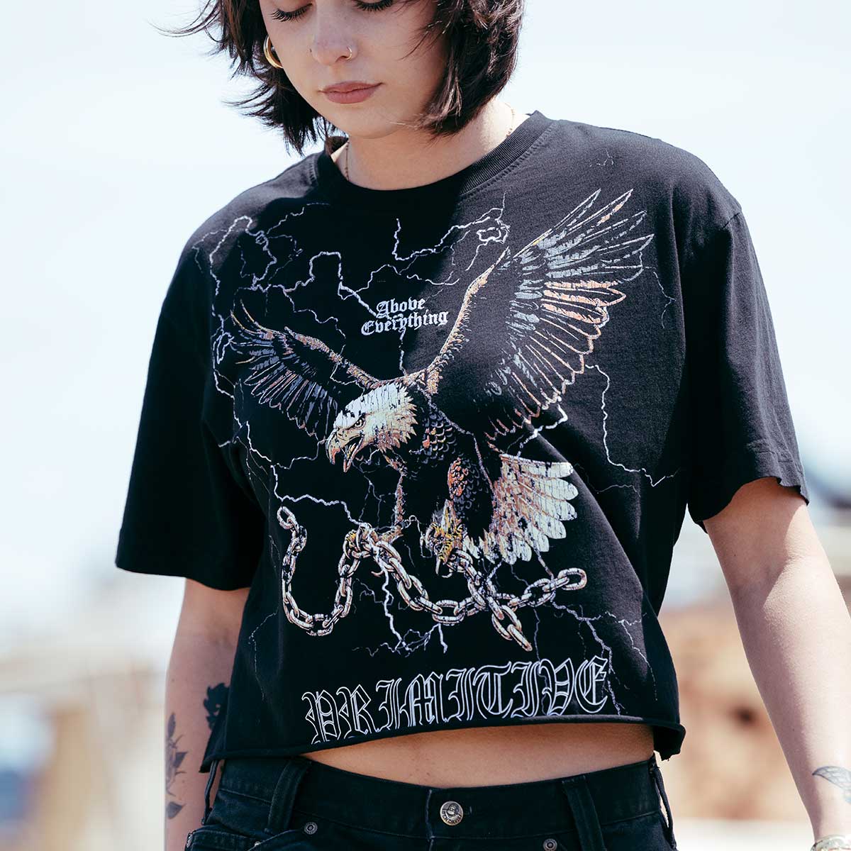 LIVE FREE CROP WOMEN'S TEE 2