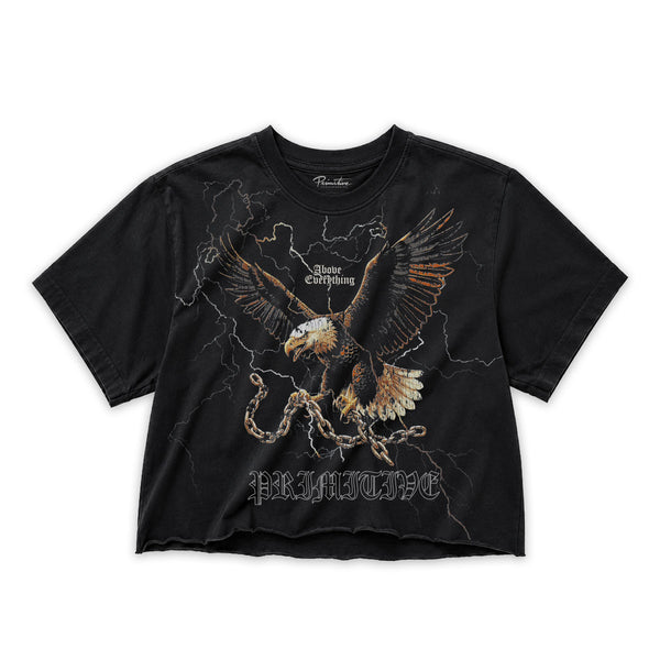 LIVE FREE CROP WOMEN'S TEE