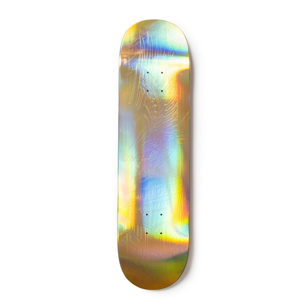 RODRIGUEZ HOLOFOIL EAGLE DECK– Primitive Skateboarding