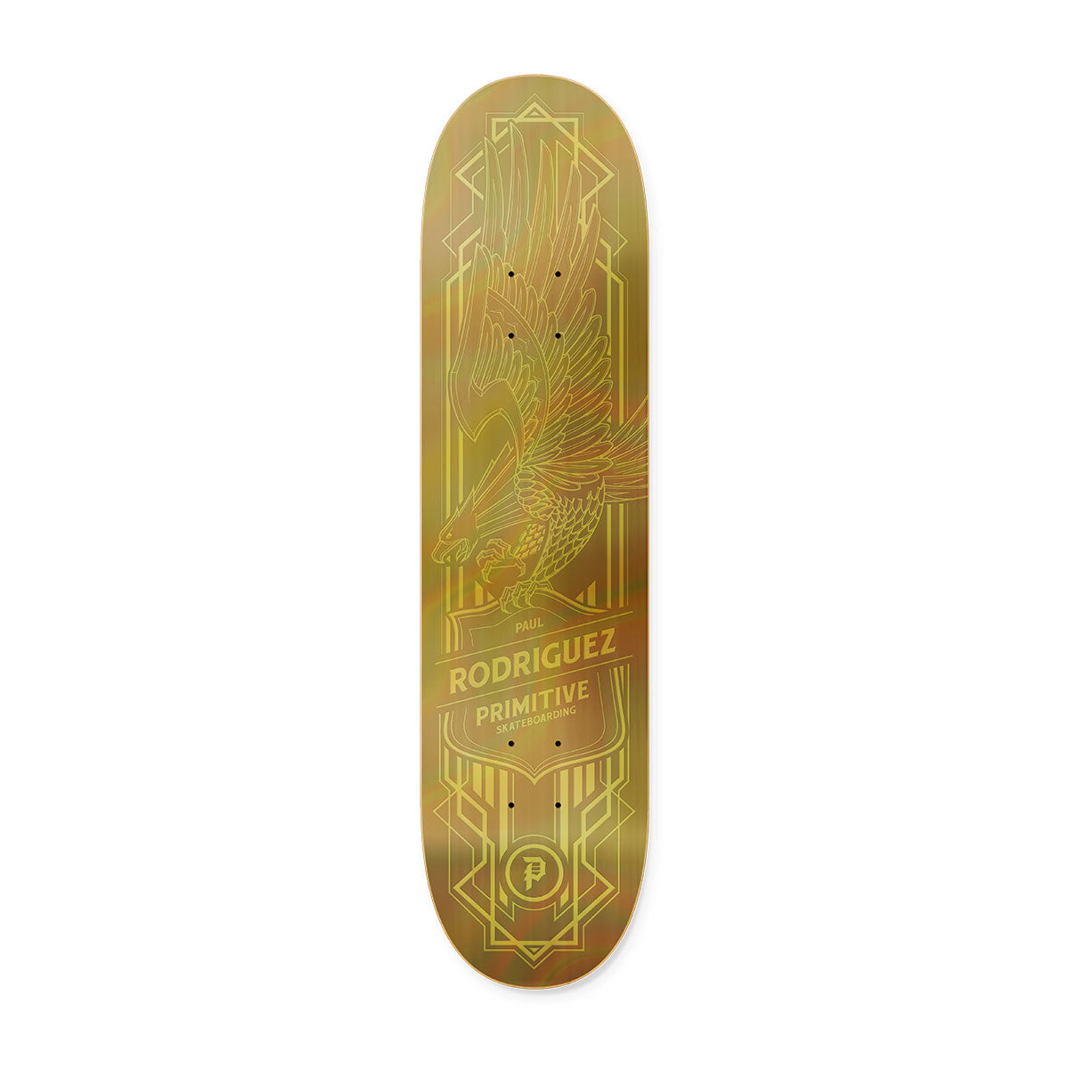 RODRIGUEZ HOLOFOIL EAGLE DECK– Primitive Skateboarding