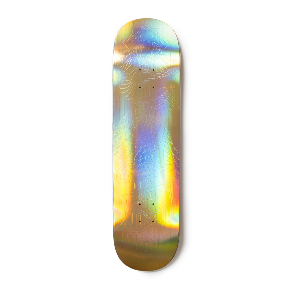 スケートボード PRIMITIVE R.NEAL GOLD VIPER DECK - 8.0 Primitive Neal Viper Holofoil Skateboard Deck Gold 8.38
