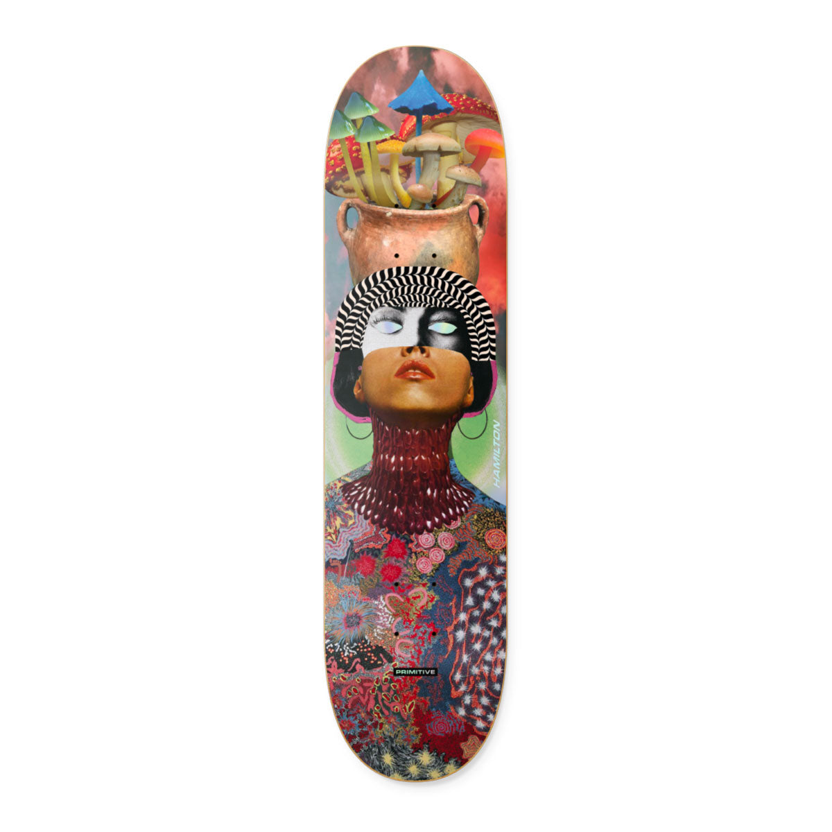 PRIMITIVE HAMILTON デッキ PRIMITIVE プリミティブ スケートボード デッキ 8.0inch