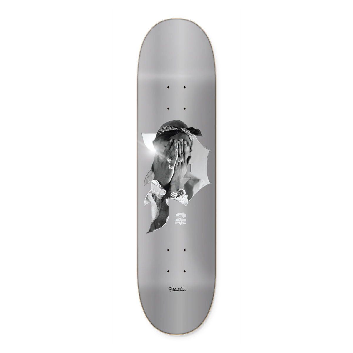 Primitive Back And White Prism Series Skateboard on sale