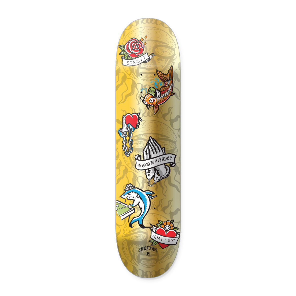 BADFISH RODRIGUEZ DECK - 8.125"