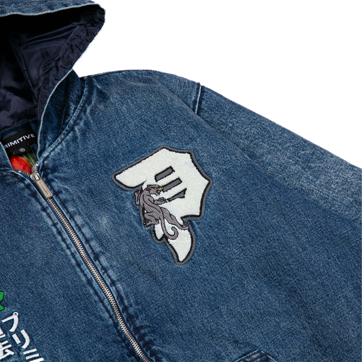 OUTSIDER DENIM ZIP HOOD 3