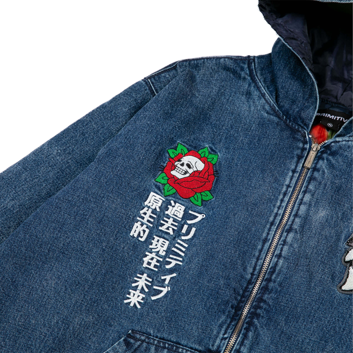 OUTSIDER DENIM ZIP HOOD 4