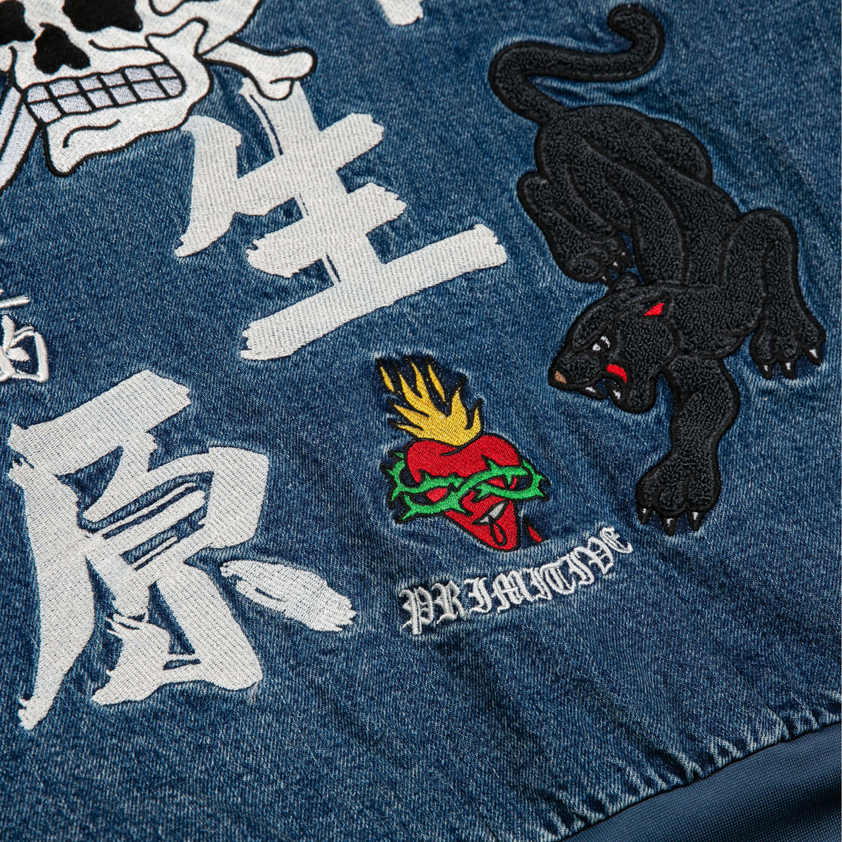 OUTSIDER DENIM ZIP HOOD 6