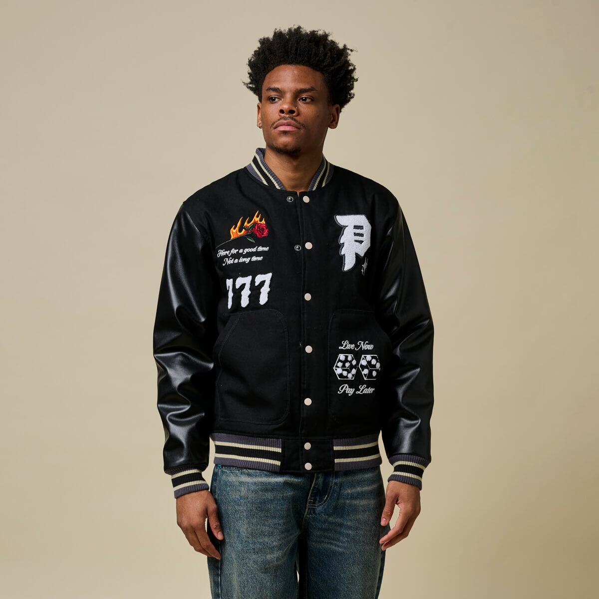 BLACKJACK RHINESTONE JACKET