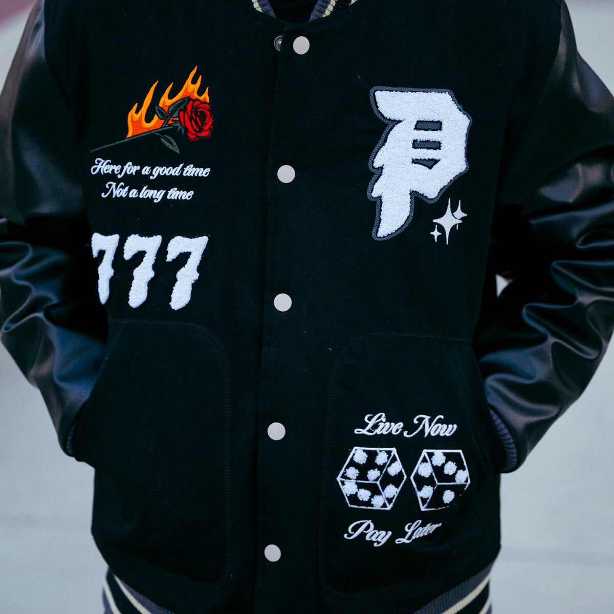 BLACKJACK RHINESTONE JACKET