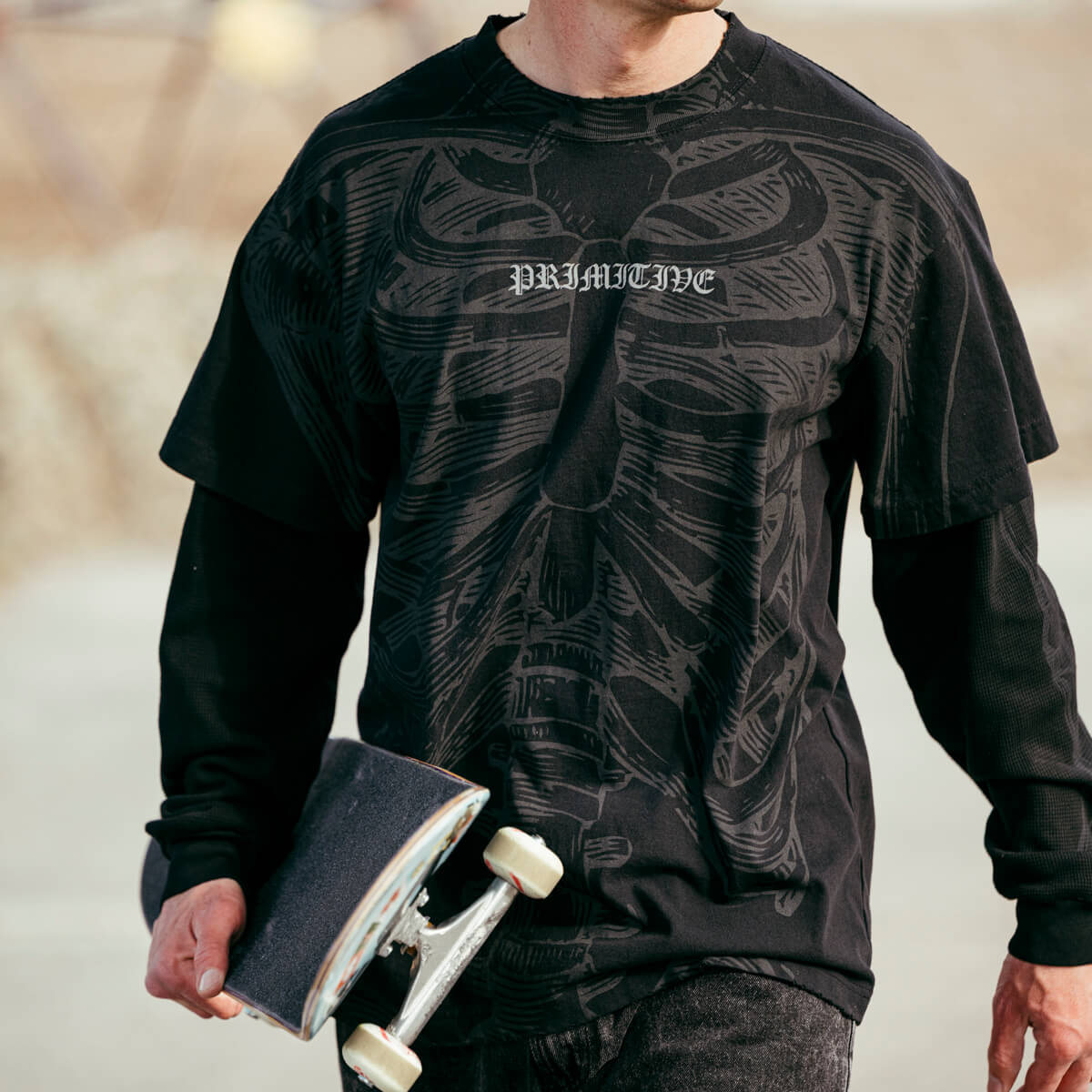 FRAME TWOFER L/S BOXY TEE