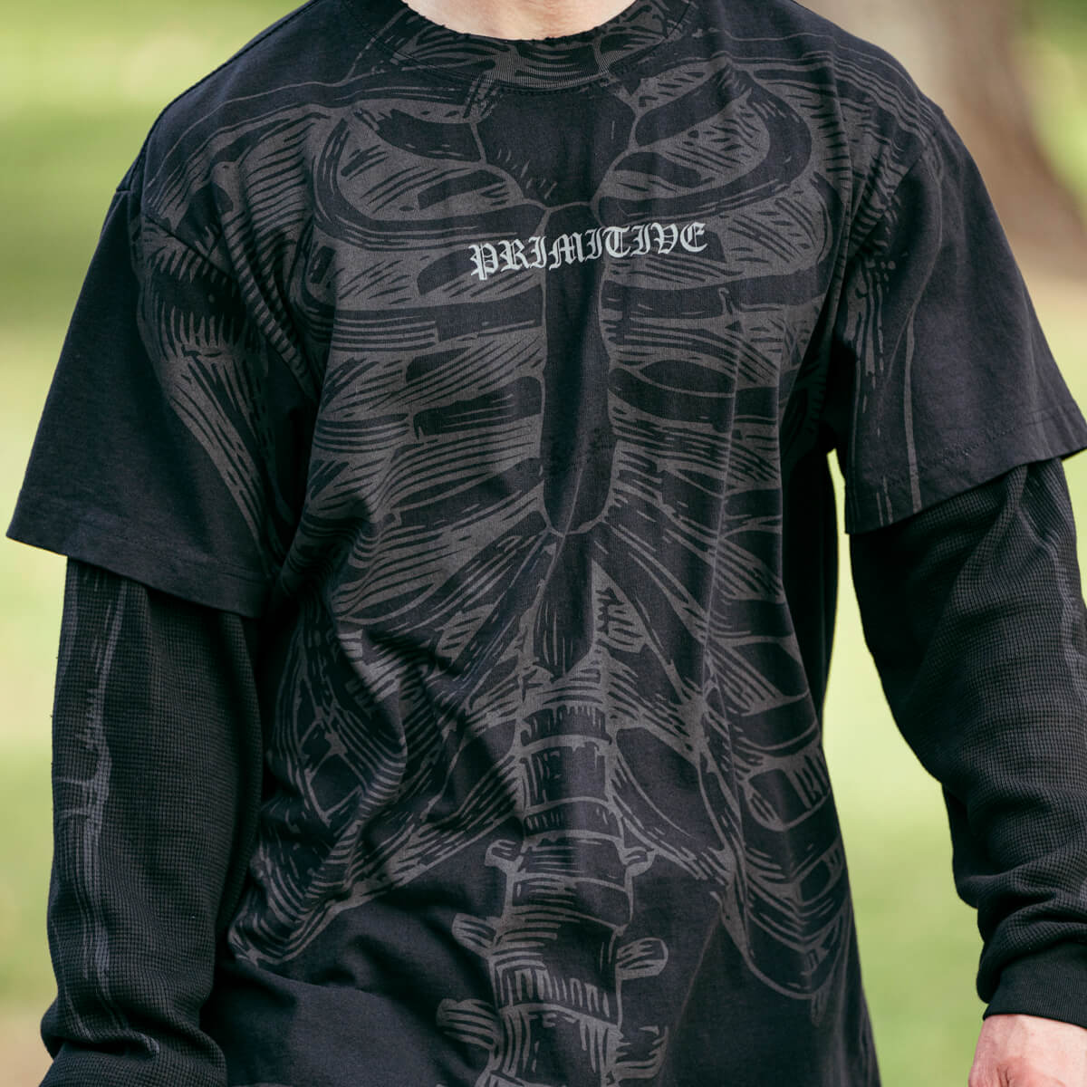 FRAME TWOFER L/S BOXY TEE