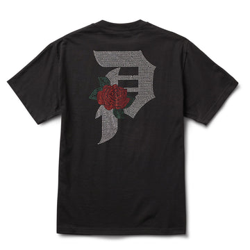 Primitive Skate Dirty P Rhinestone Rose Tee