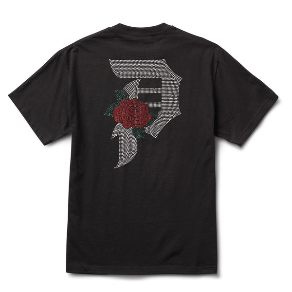 Primitive Skate Dirty P Rhinestone Rose Tee