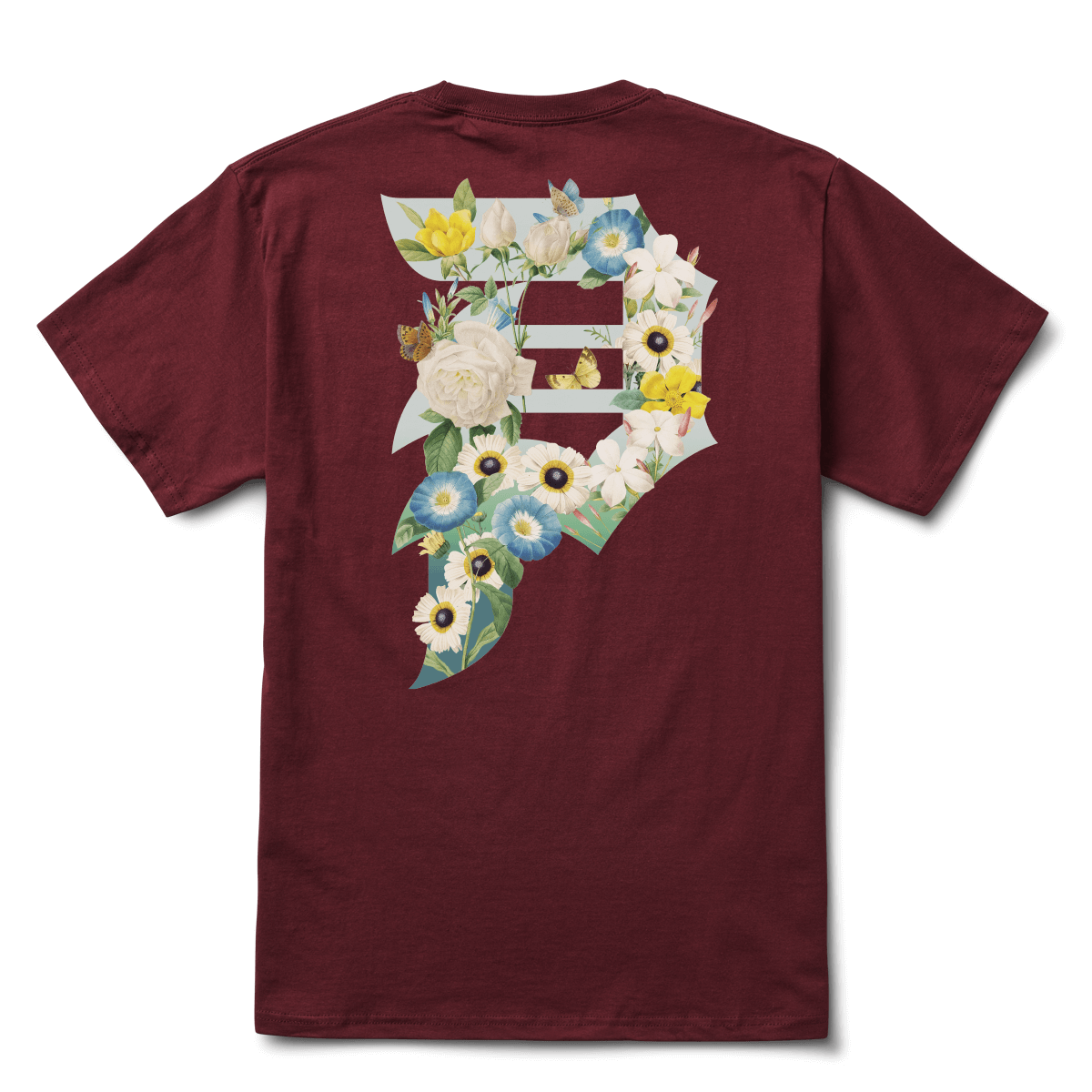 Primitive Skate Arrangement Tee - Burgundy