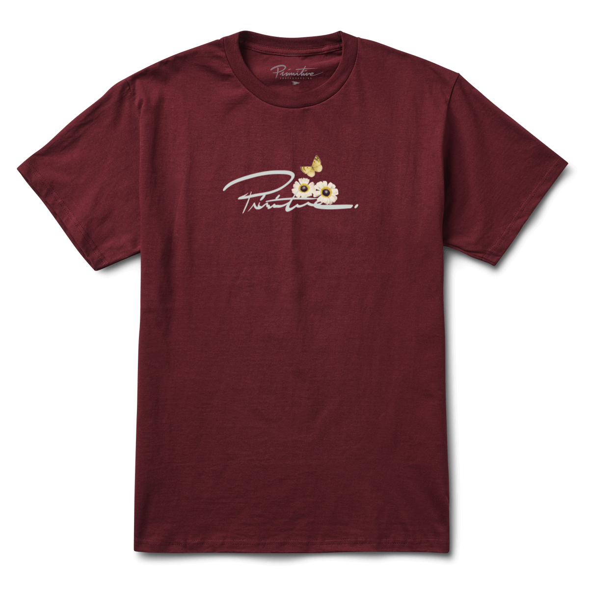 Primitive Skate Arrangement Tee - Burgundy