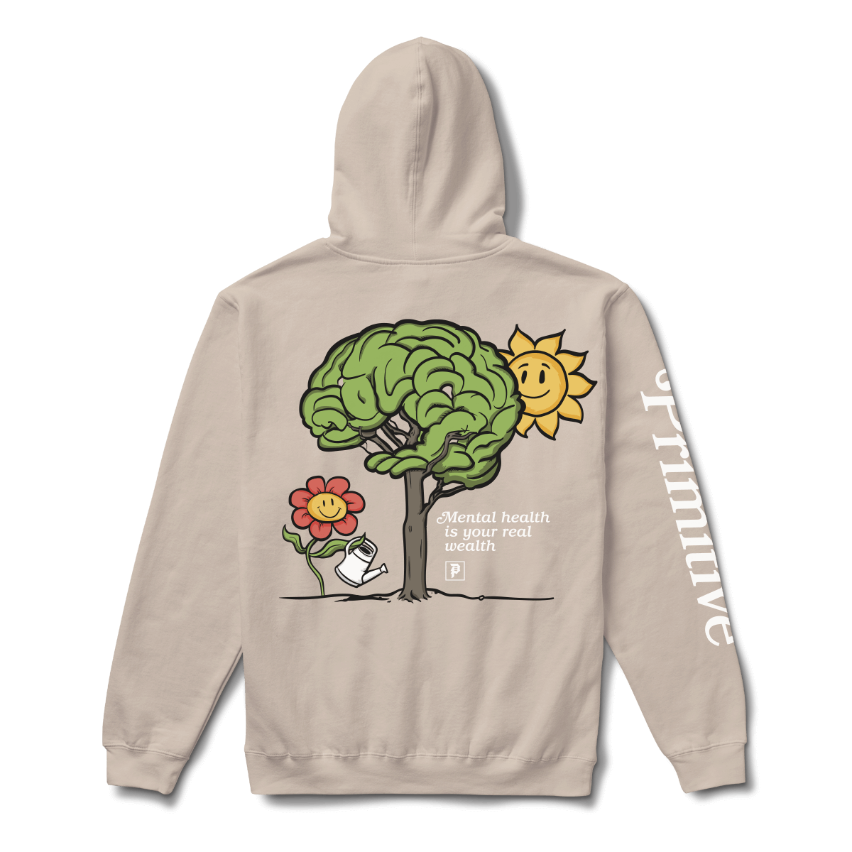 Primitive Skate Inner Growth Hood - Cream