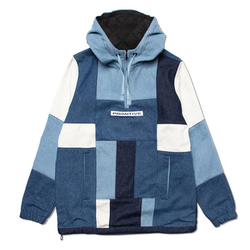 Primitive Skate Staten Anorak Jacket - Blue