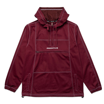 Primitive Skate Concord Anorak Jacket - Burgundy