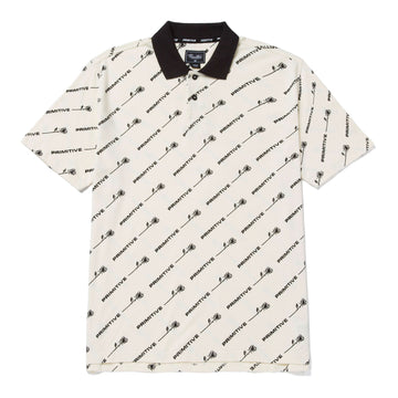 Primitive Skate Pasadena SS Polo - Cream