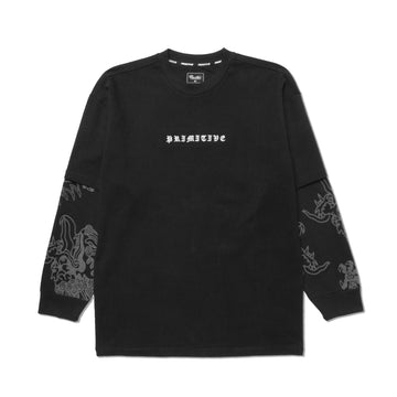 Primitive Skate Legend LS Knit - Charcoal