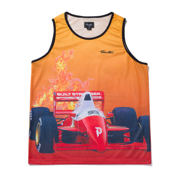 Primitive Skate Speed Mesh Tank - Orange