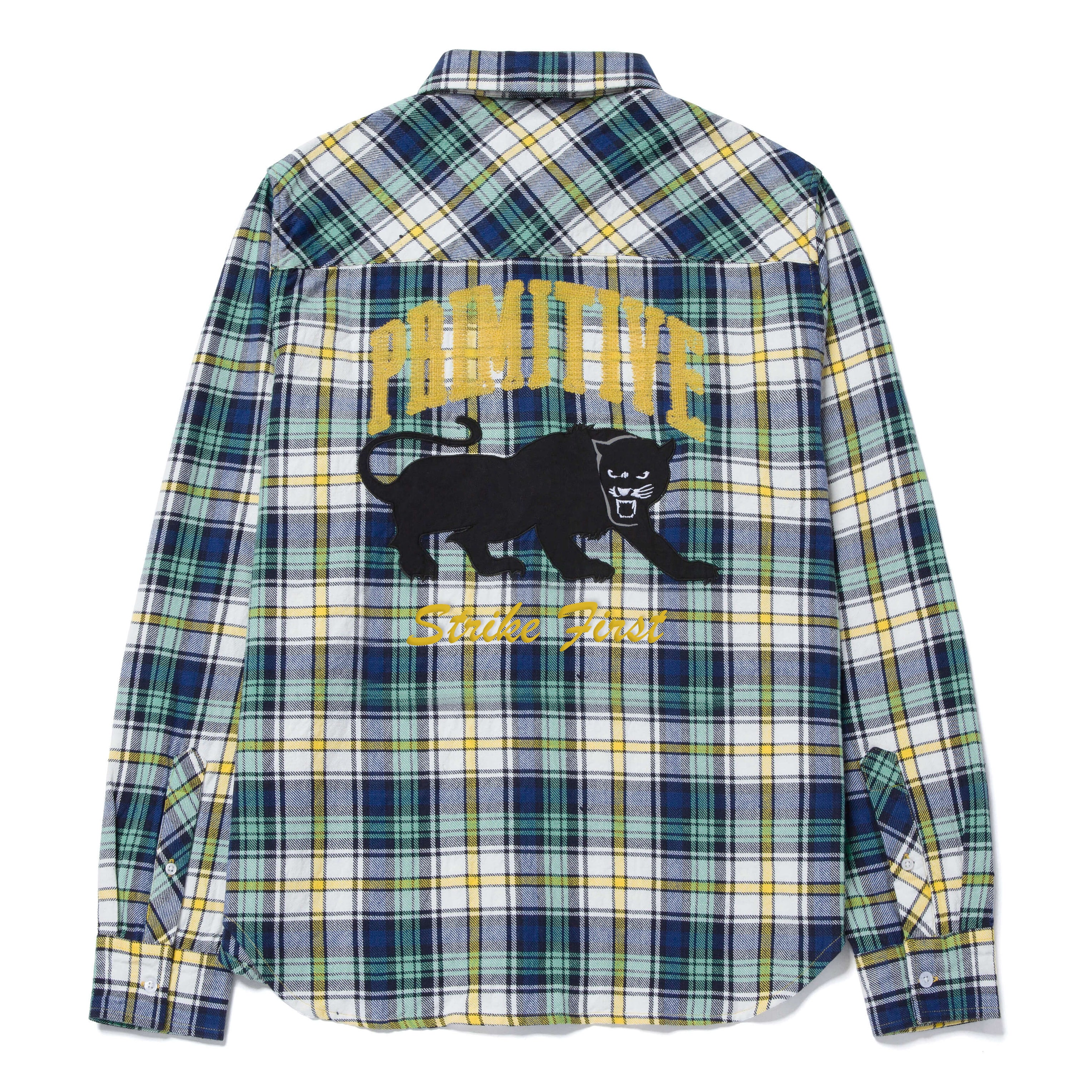 STRIKE L S FLANNEL Primitive Skateboarding Strike l s flannel primitive skateboarding