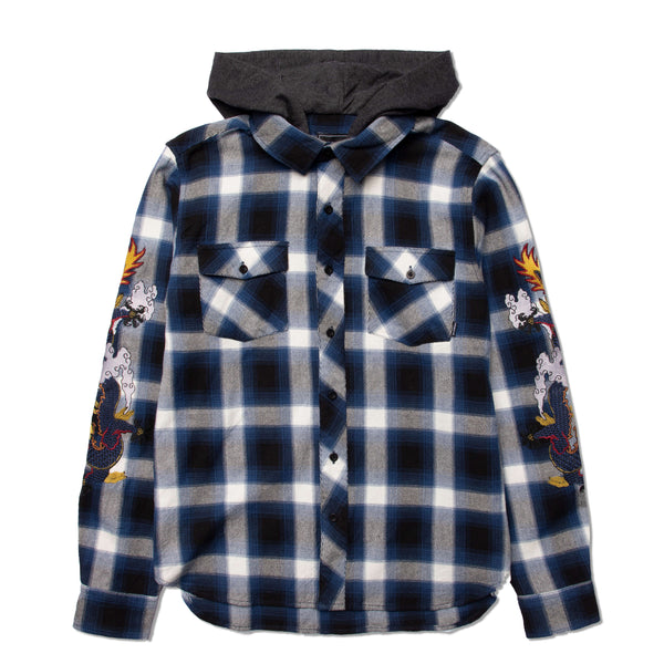 Primitive Skate Legend Twofer Flannel - Blue