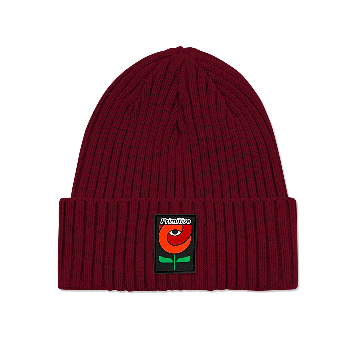Primitive Skate Peak Beanie - Burgundy