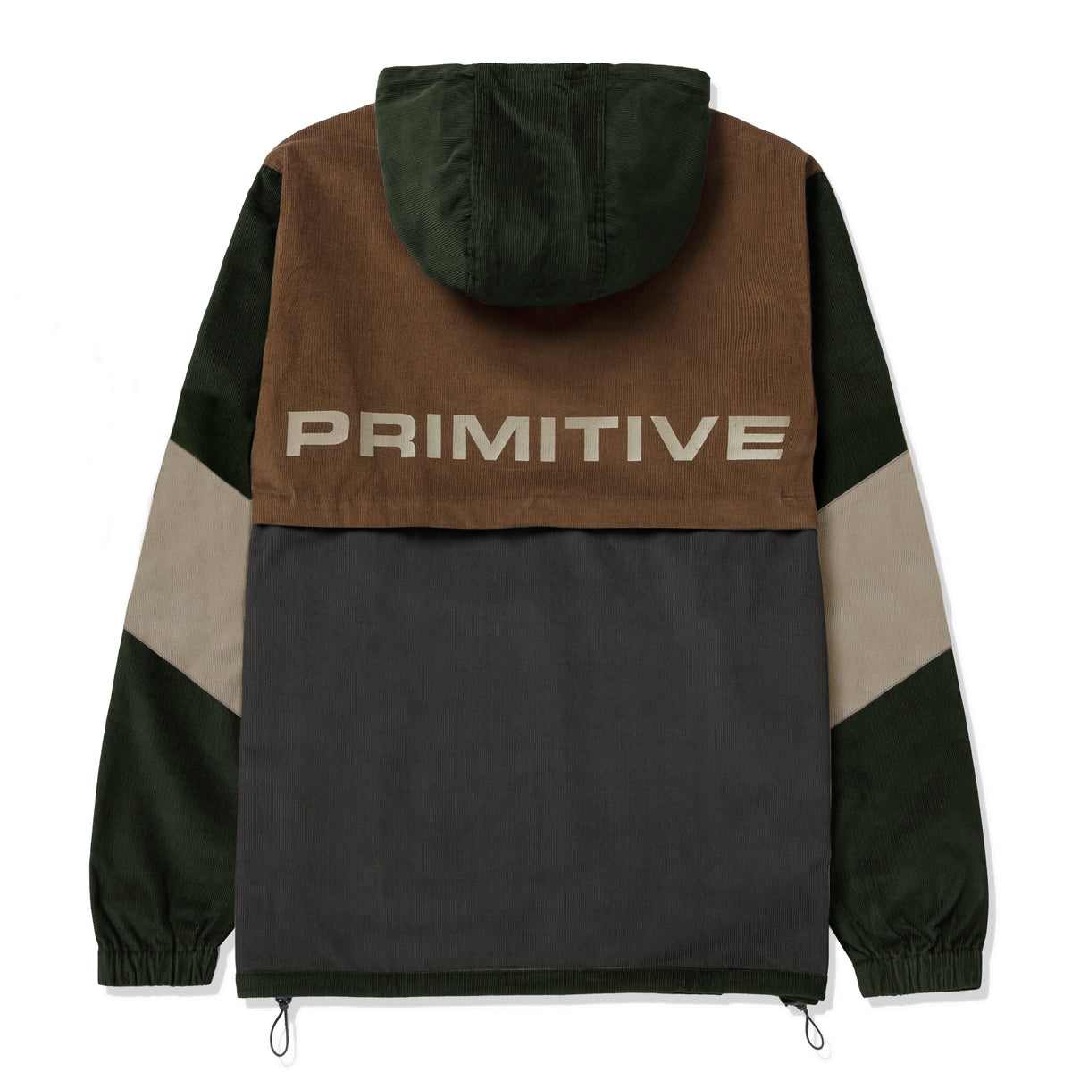 BLOCKED CORDUROY ANORAK 2
