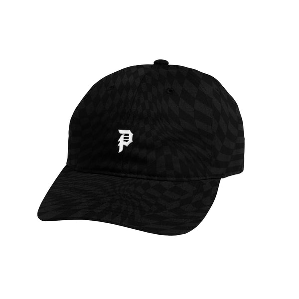 CHECK NYLON STRAPBACK