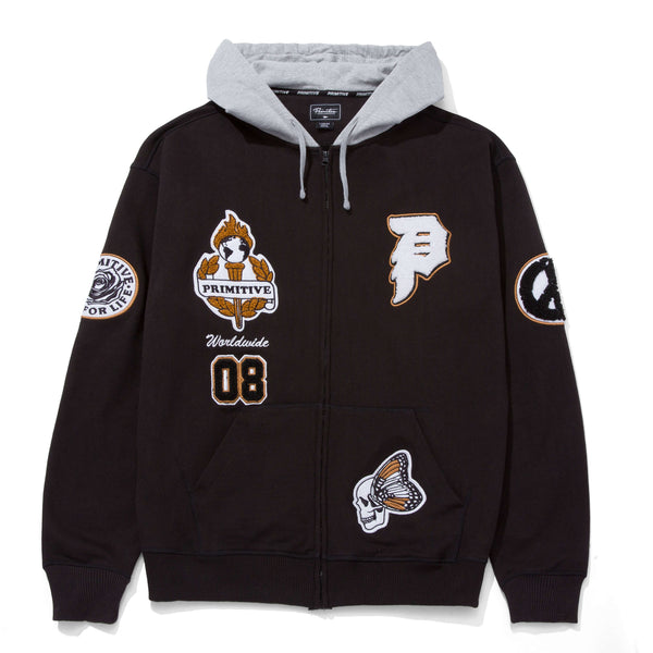 PA422272-ALUMNIZIPUPHOOD-BLACK
