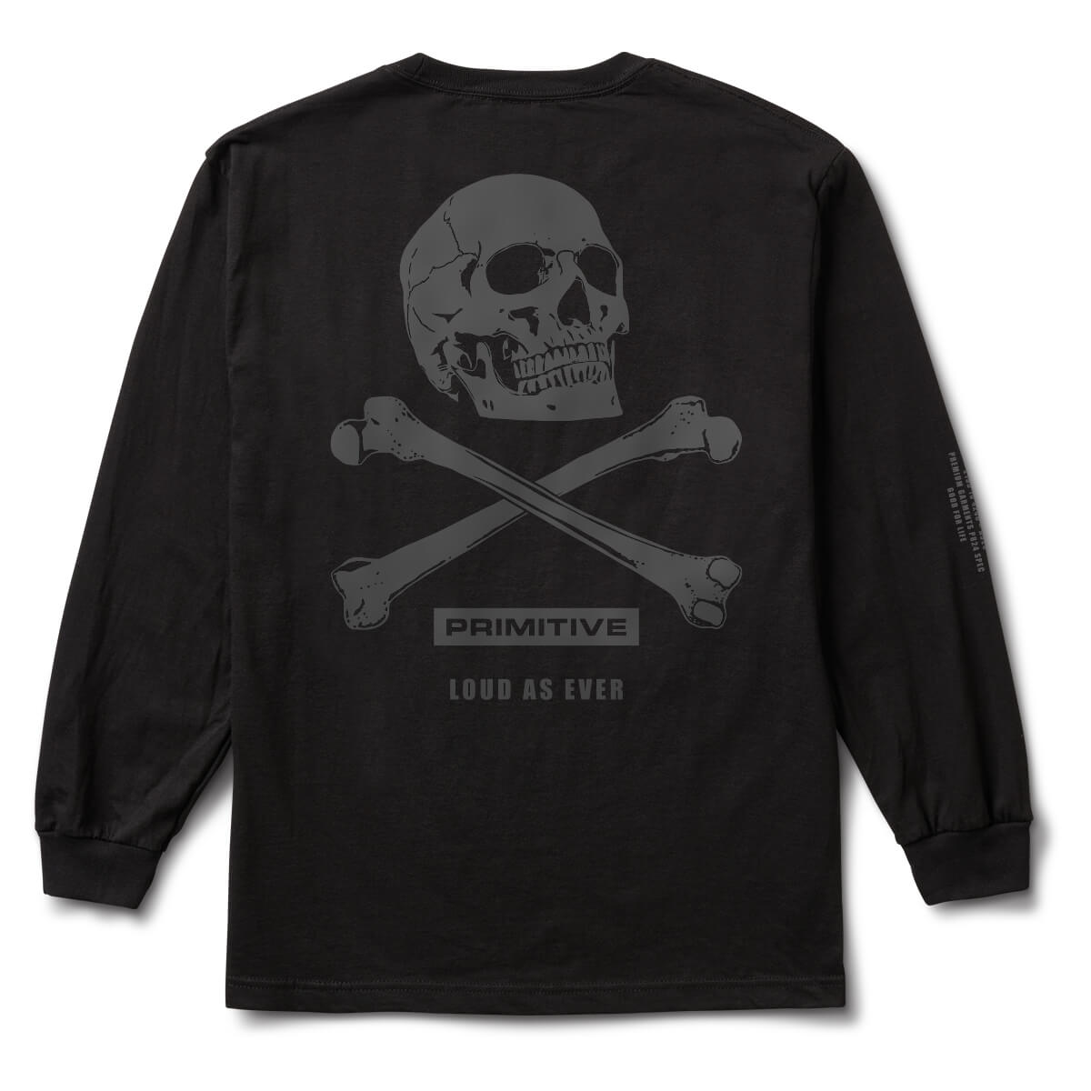 Primitive Skate Alert LS Tee - Black