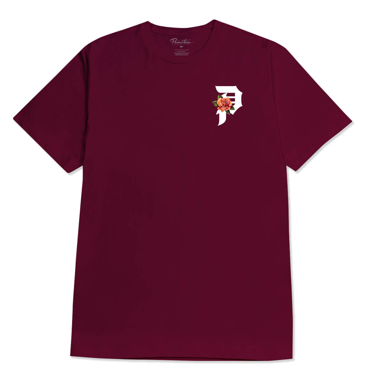 Primitive Skate Madrid Dirty P Tee - Burgundy