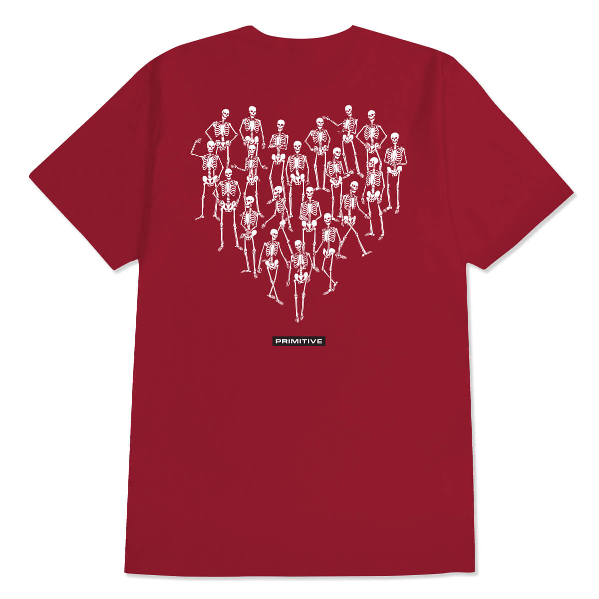 Primitive Skate Bygone Tee - Cardinal